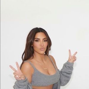 Skims cozy collection pants and hoodie